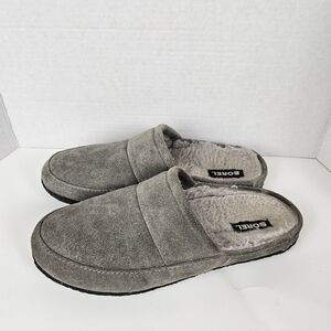 Sorel Men's Grey Suede Loafer Slippers Size 11 Comfy Loungewear